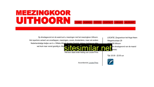 meezingkooruithoorn.nl alternative sites