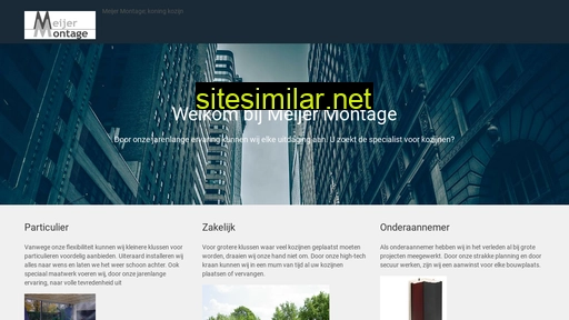 meijermontage.nl alternative sites