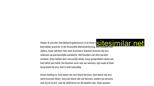 meijervanderzee.nl alternative sites