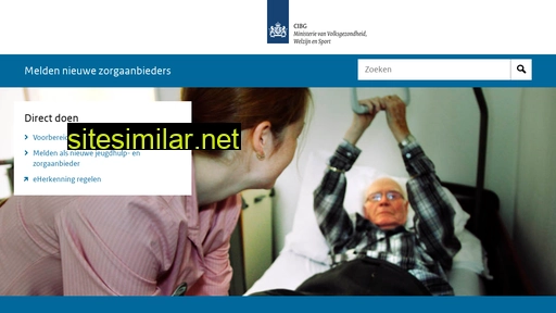 meldennieuwezorgaanbieders.nl alternative sites