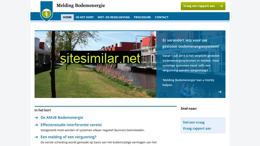 meldingbodemenergie.nl alternative sites
