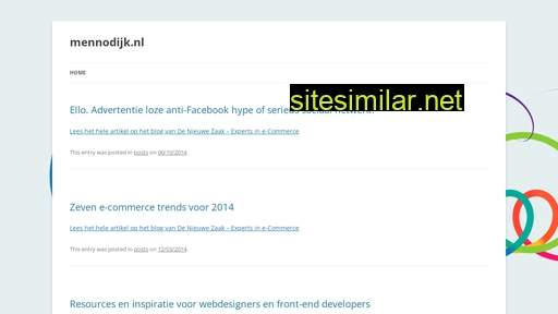 mennodijk.nl alternative sites