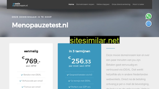 menopauzetest.nl alternative sites