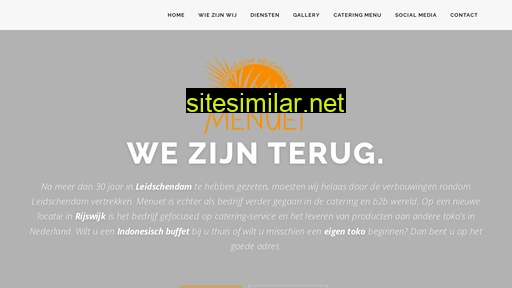 menuetcatering.nl alternative sites