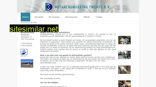 metaalbewerkingtwente.nl alternative sites