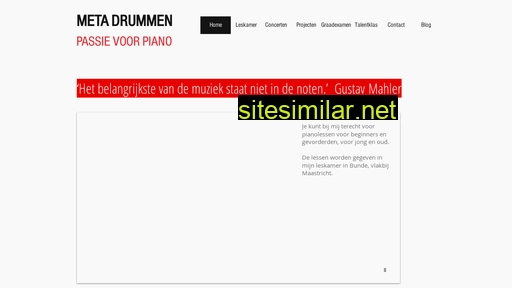 metadrummenpianoles.nl alternative sites