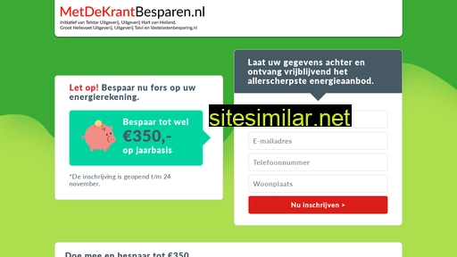 metdekrantbesparen.nl alternative sites