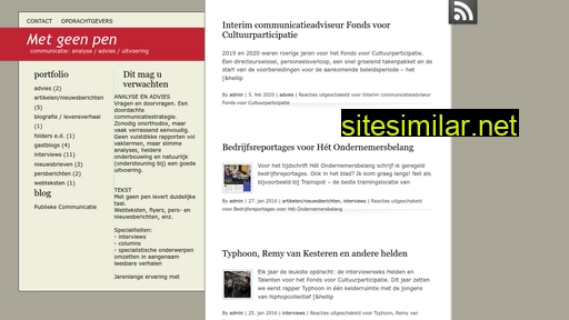 metgeenpen.nl alternative sites