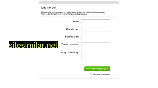 met-talent.nl alternative sites