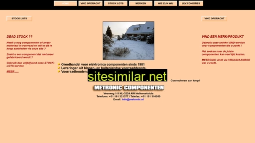 metronic.nl alternative sites