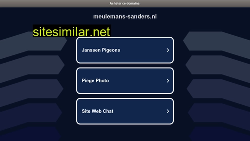 Meulemans-sanders similar sites
