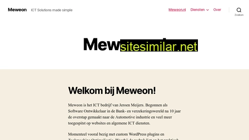 meweon.nl alternative sites