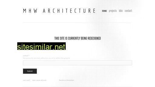 mhw-architecture.nl alternative sites