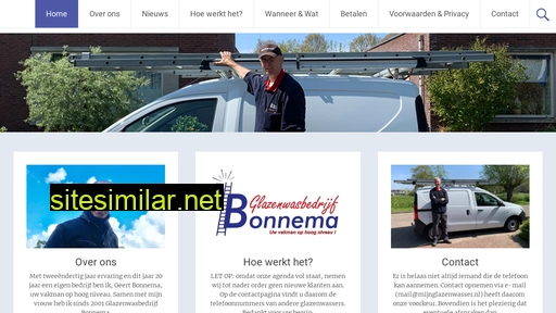 mijnglazenwasser.nl alternative sites