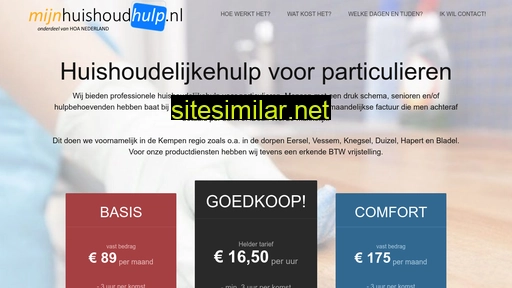 mijnhuishoudhulp.nl alternative sites