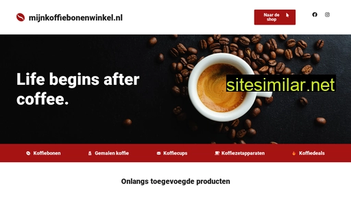 mijnkoffiebonenwinkel.nl alternative sites