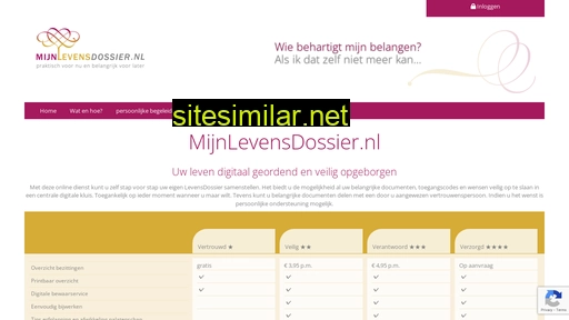 mijnlevensdossier.nl alternative sites