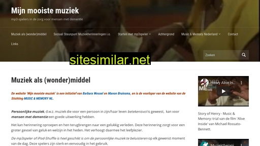mijnmooistemuziek.nl alternative sites