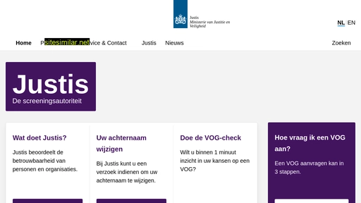 mijn.justis.nl alternative sites