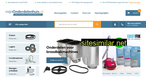 mijnonderdelenhuis.nl alternative sites