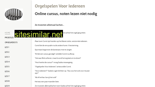 mijnorgelles.nl alternative sites