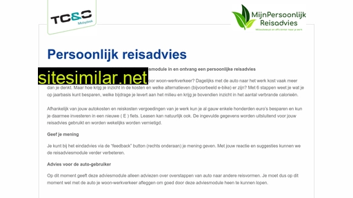 mijnpersoonlijkreisadvies.nl alternative sites