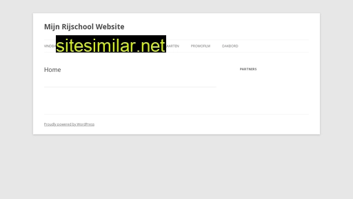 Mijnrijschoolwebsite similar sites