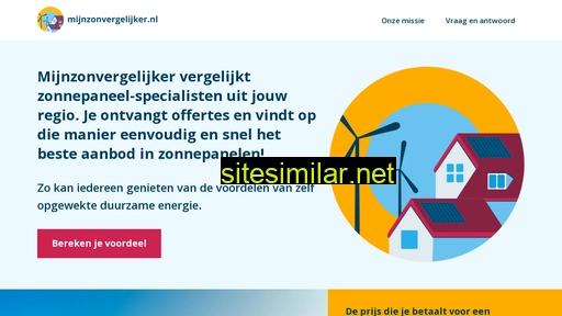 mijnzonvergelijker.nl alternative sites