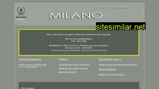 milano.nl alternative sites