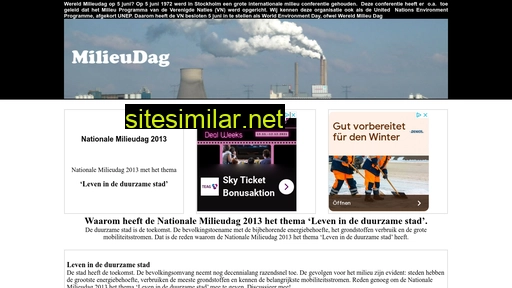 milieudag.nl alternative sites