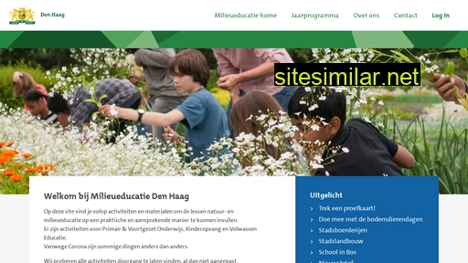 milieueducatiedenhaag.nl alternative sites