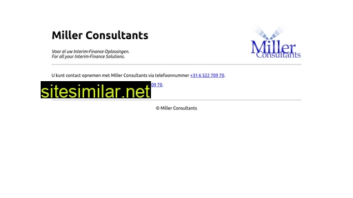 millerconsultants.nl alternative sites