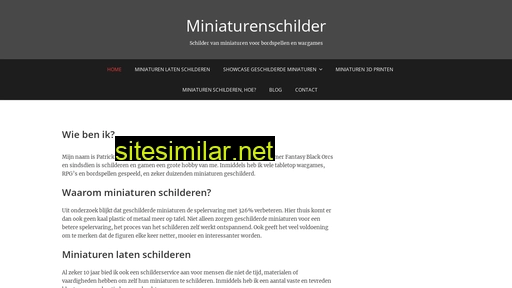 miniaturenschilder.nl alternative sites
