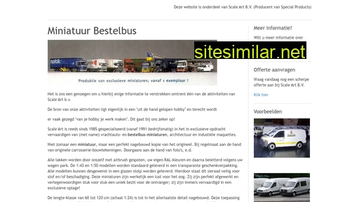 miniatuurbestelbus.nl alternative sites