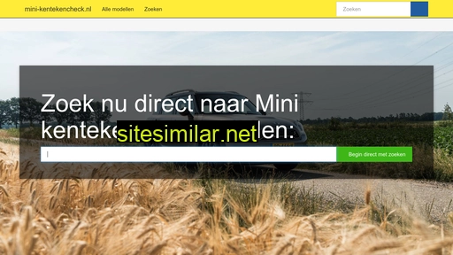 mini-kentekencheck.nl alternative sites