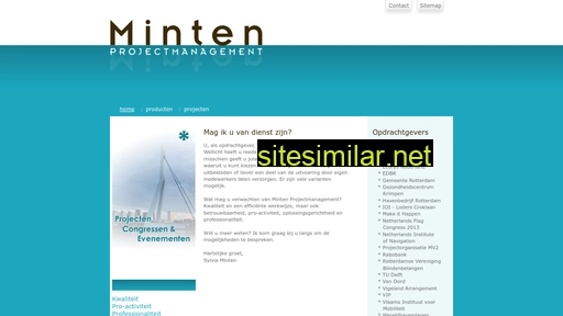 mintenprojectmanagement.nl alternative sites