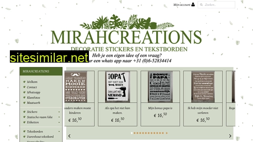 mirahcreations.nl alternative sites