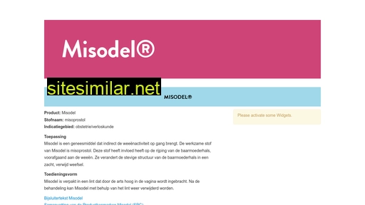 misodel.nl alternative sites
