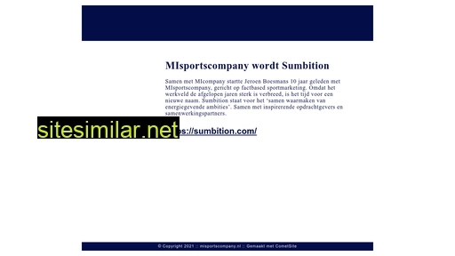 misportscompany.nl alternative sites