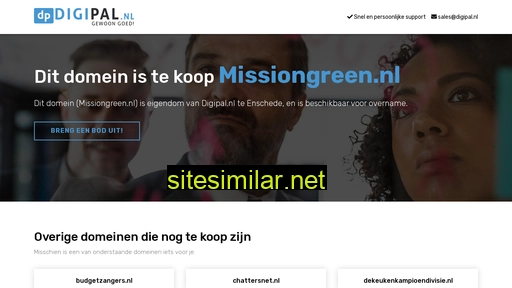 missiongreen.nl alternative sites