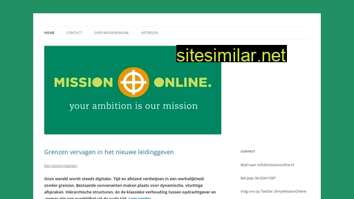 missiononline.nl alternative sites