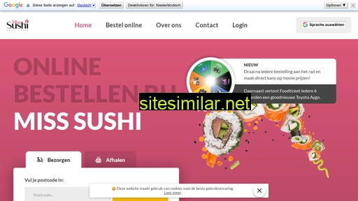 Miss-sushi similar sites