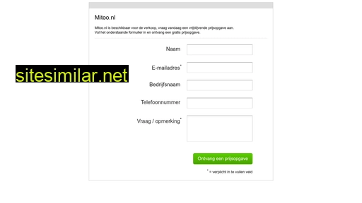 mitoo.nl alternative sites
