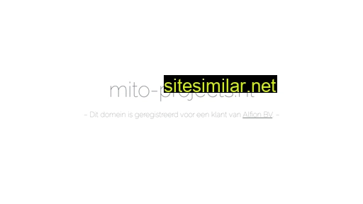 mito-projects.nl alternative sites
