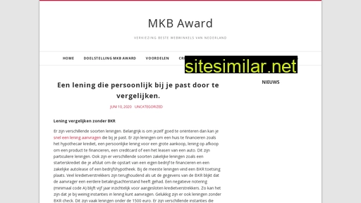mkb-award.nl alternative sites