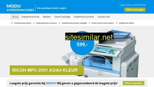 modukopieermachines.nl alternative sites
