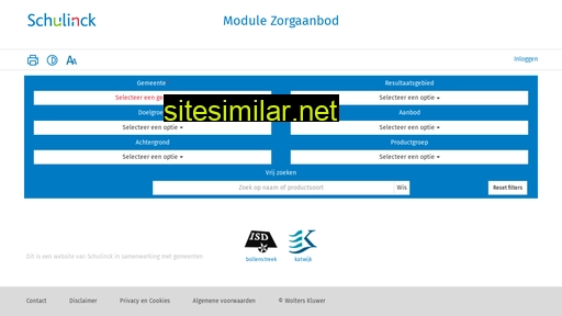 modulezorgaanbod.schulinck.nl alternative sites