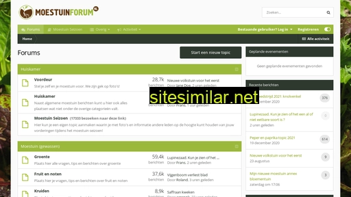 moestuinforum.nl alternative sites