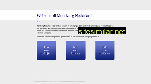 mondzorgnederland.nl alternative sites