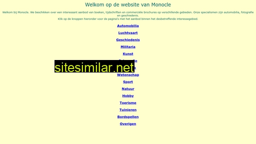 monocle.nl alternative sites
